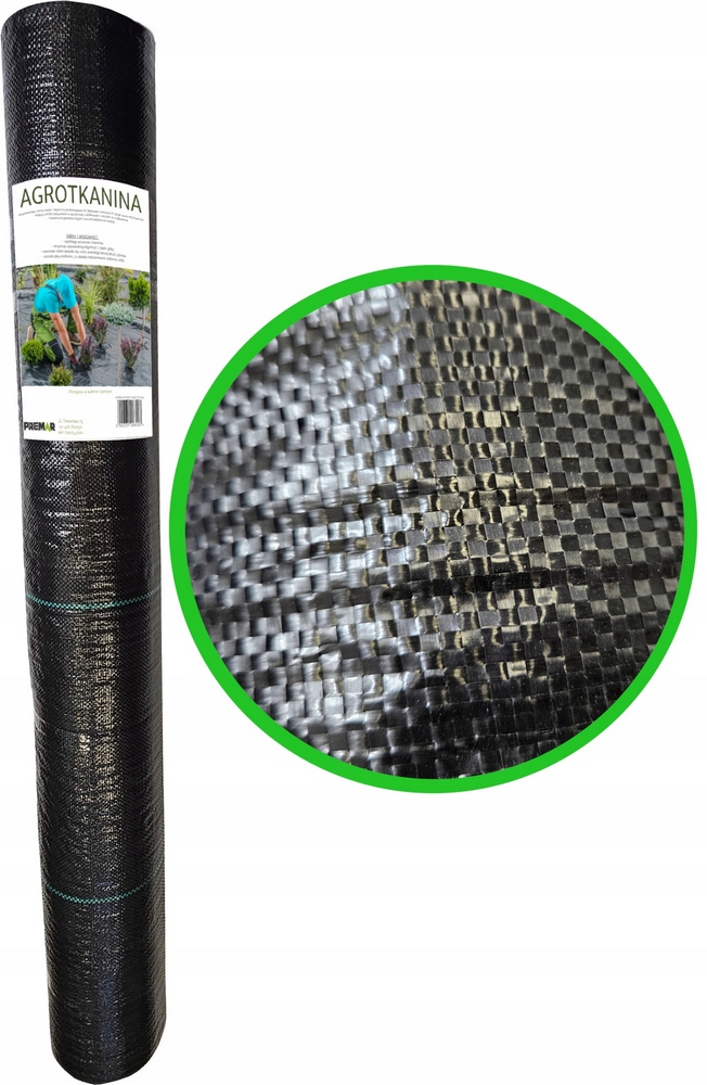 Agrotextília - Agrotkanín antichwastowa uv rohož čierna hrubá 2,0x50m 80 g/m2