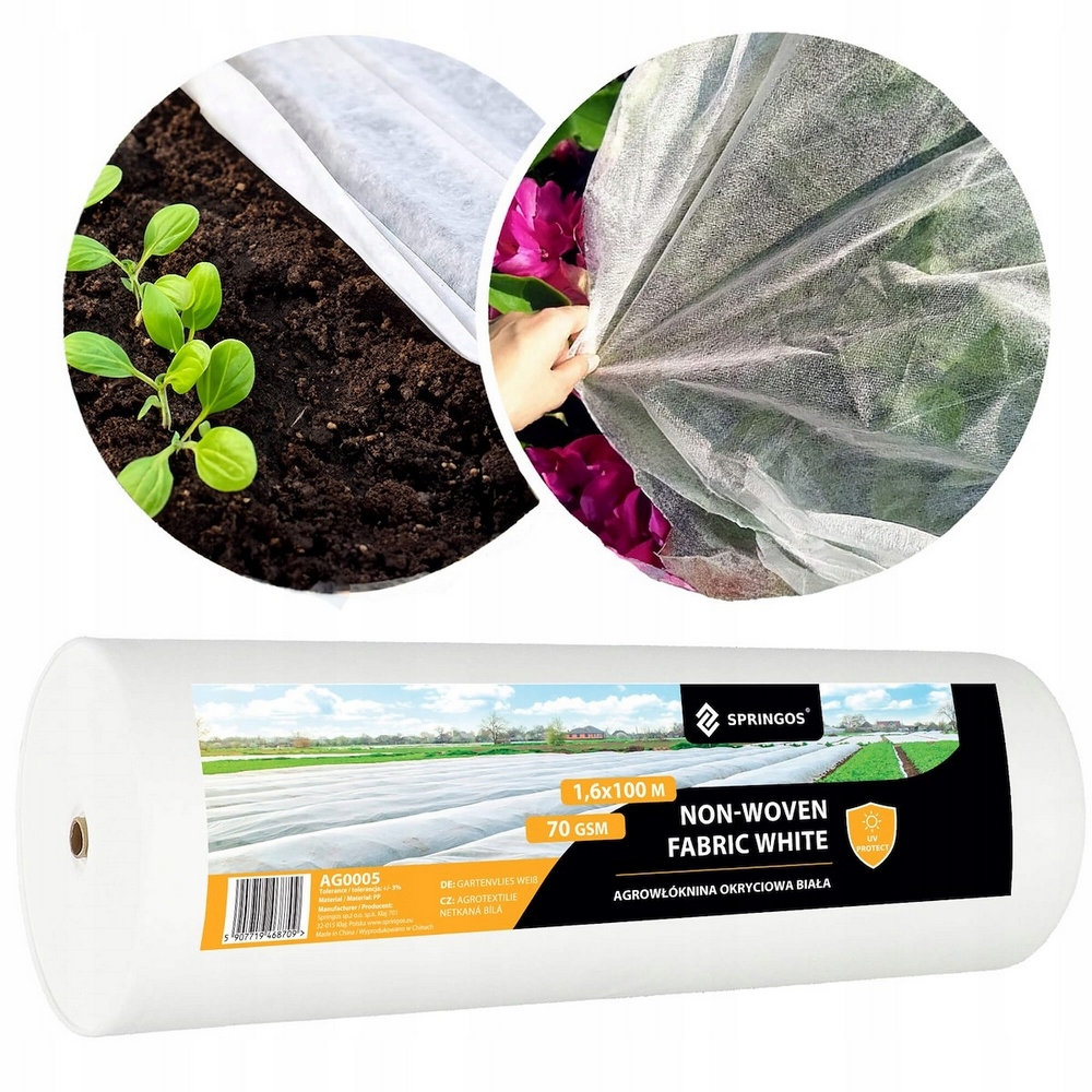Agrotextília - AGR NETKANÁ ZIMNÁ BIELA 100x1,6m 70g/m2 KRYT UV VLIES.
