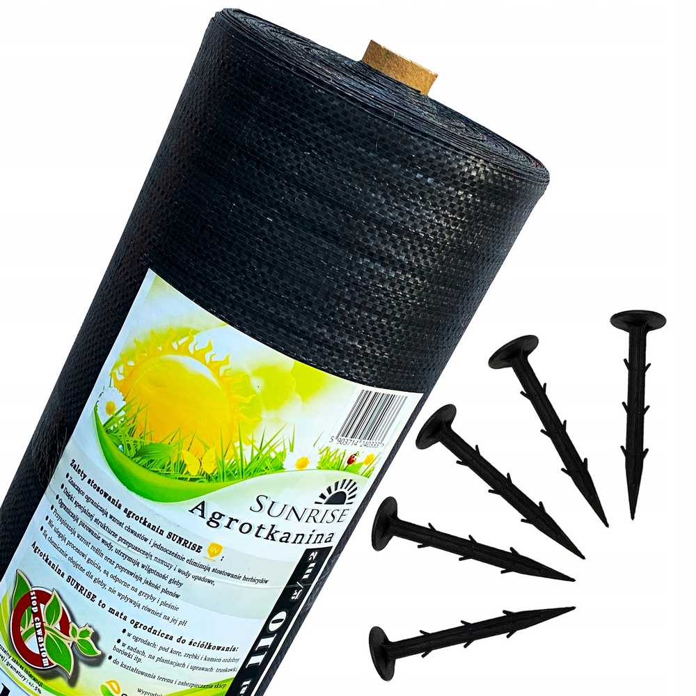 Agrotextília - Black Agrotek 1.6x50 UV110 Sunrise Najhrubší!