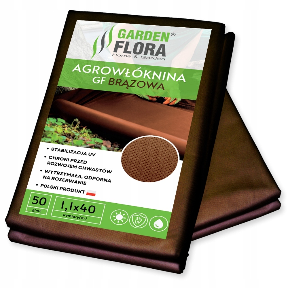 Agrotextília - GF Agrotextile pre UV buriny P-50 1,1 x 40 m hnedá