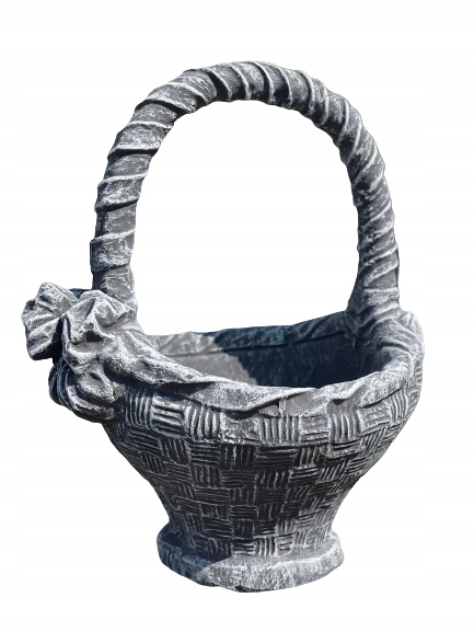 Kvetináč betón sivý Styrobud Górno 49 cm × 49 × 78 cm