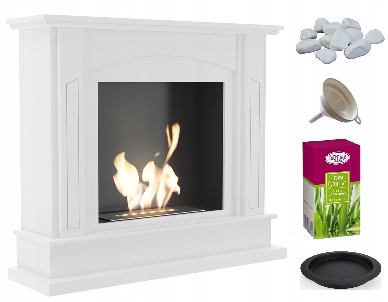 Bio -fireplace krb vo februári biela aromaterapia