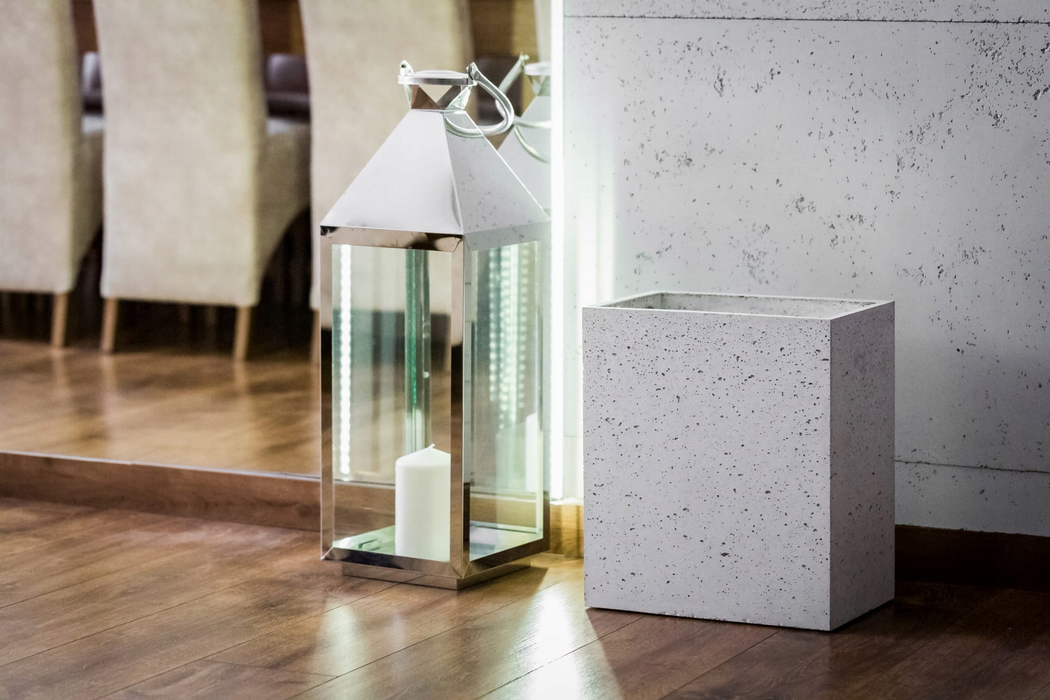 Betónový kvetináč do parku BO × 45 × 45 × 45