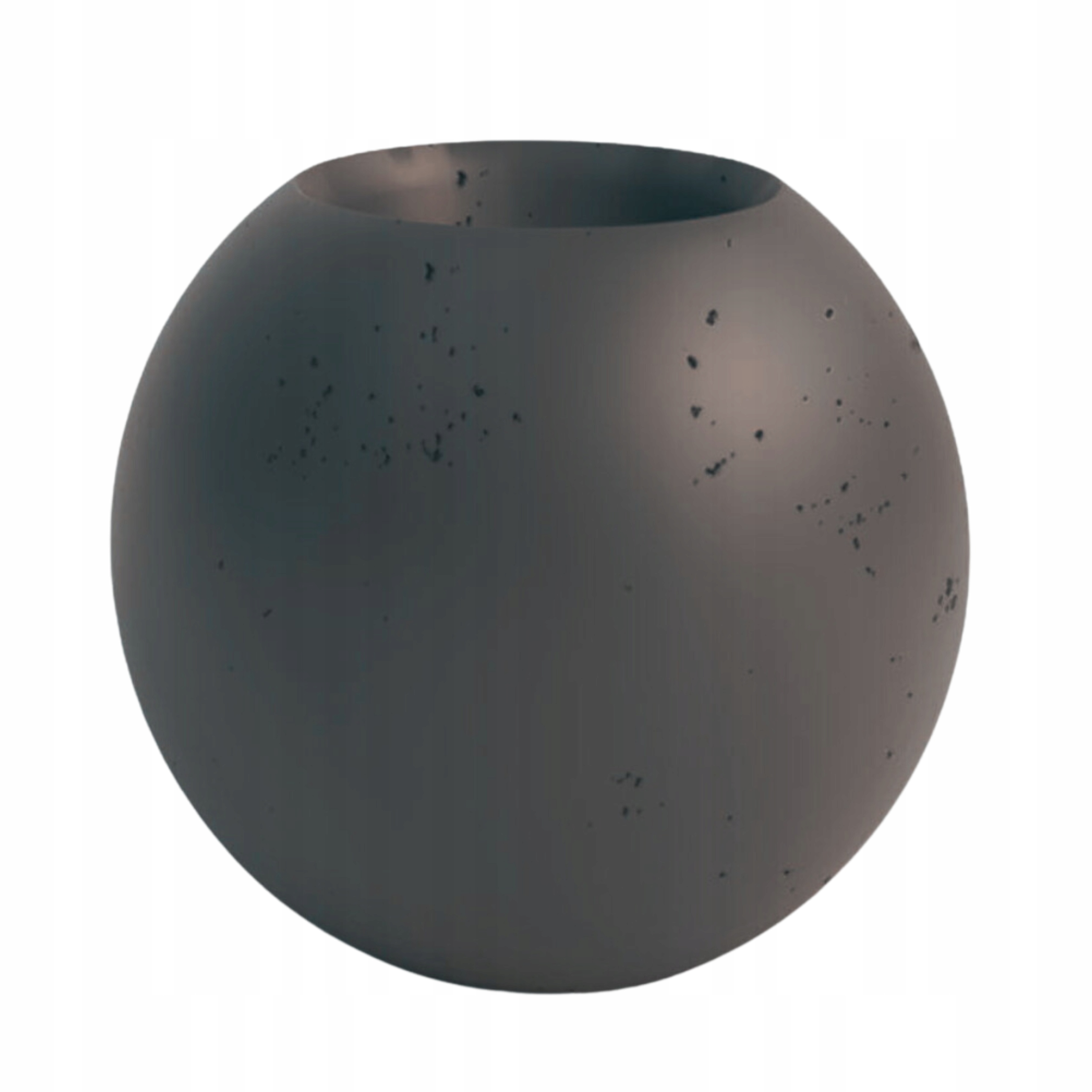 Betónový kvetináč BULE-M 50 cm × 43 cm čierny