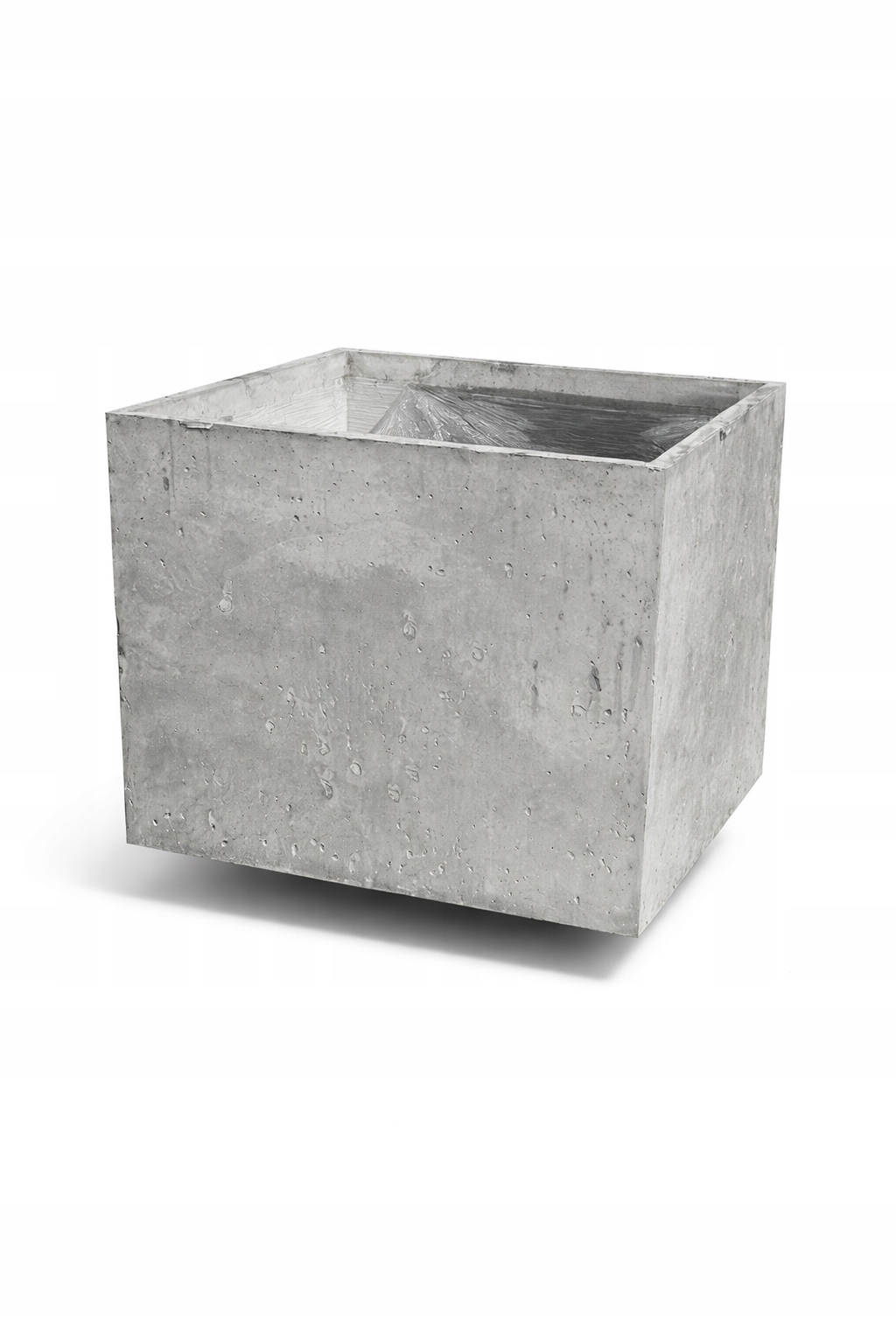 Betónový kvetináč 100 × 100 × 80 veľké architektonický betónový kvetináč
