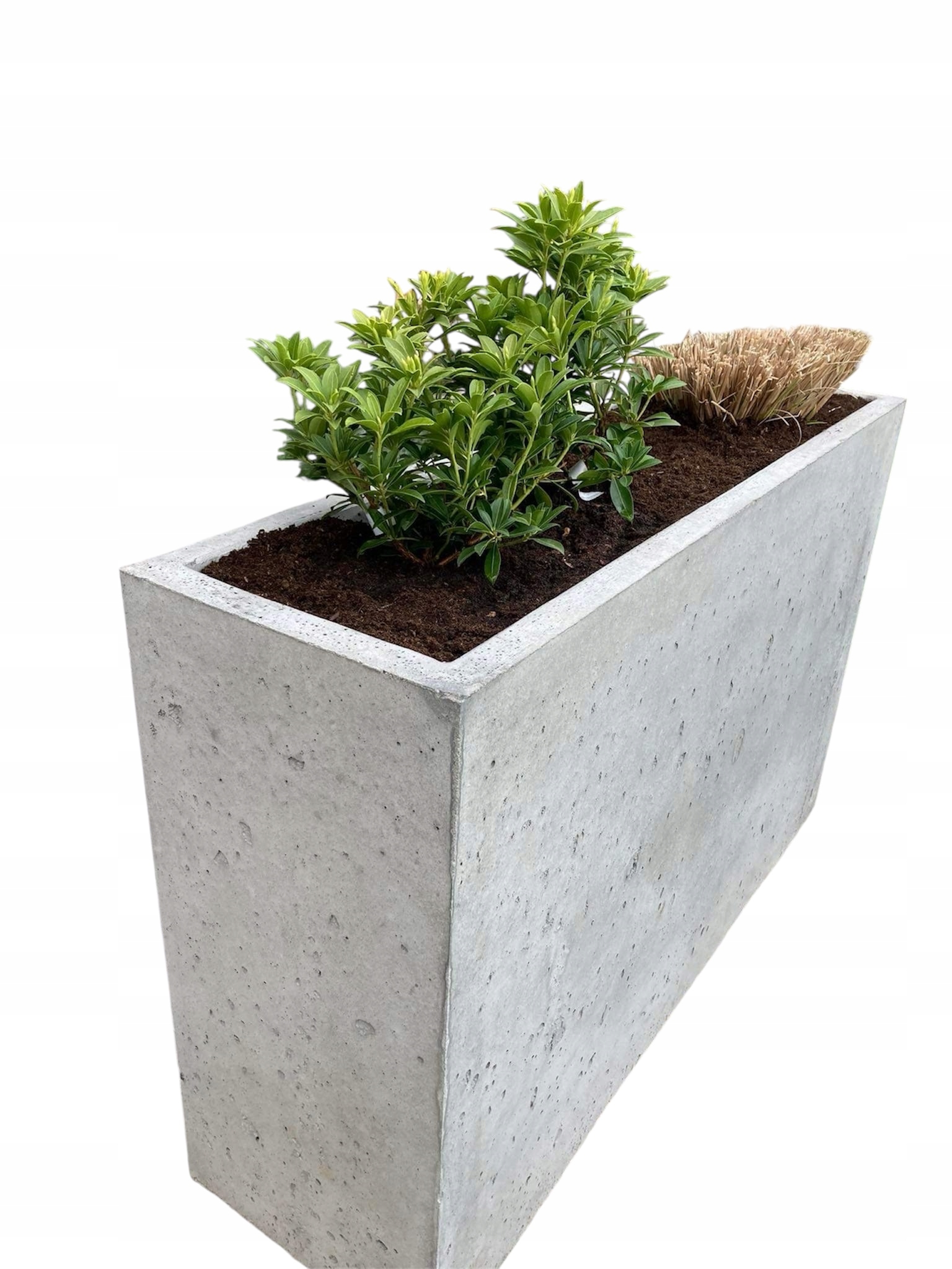 Kvetináč Hajduk z prírodného betónu 120 cm × 40 × 80 cm