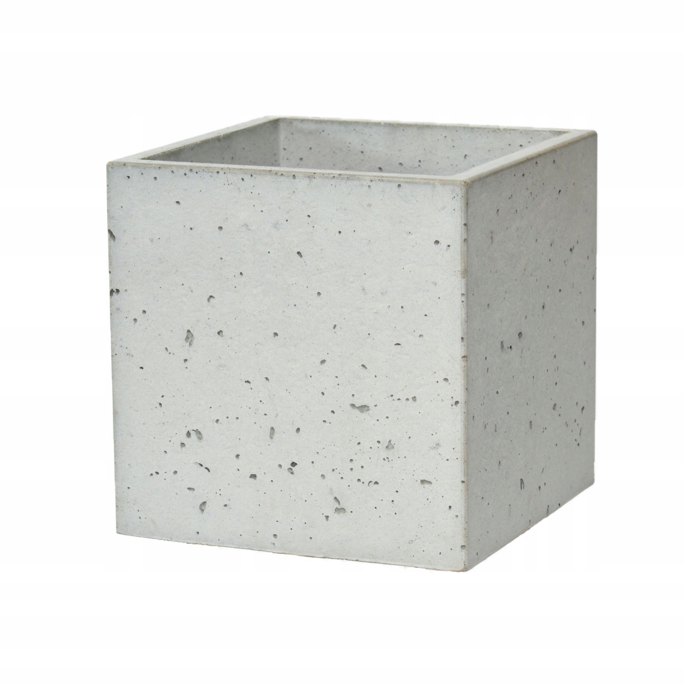 Betónový sivý kvetináč 30 cm × 30 × 30 cm