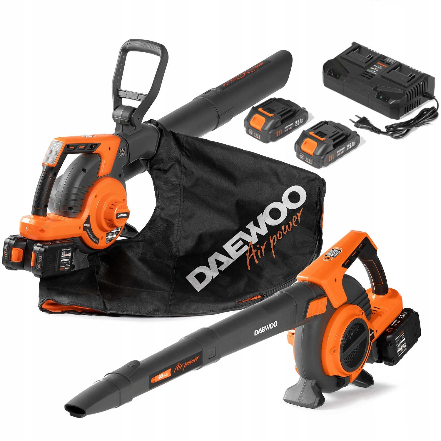 Daewoo DABL 9042Li SET akumulátorový fúkač/vysávač + 2 batérie