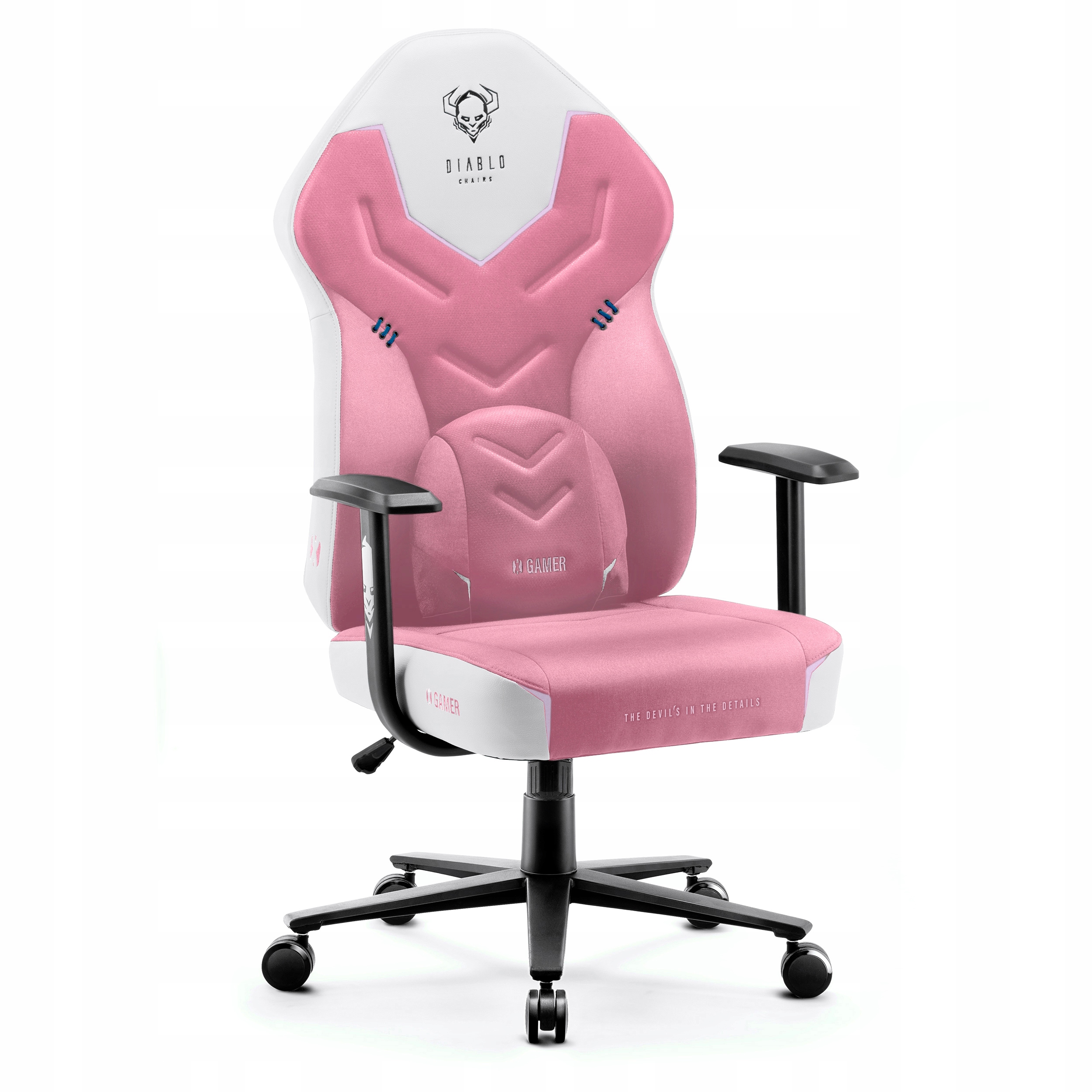 Herná stolička Diablo Chairs X-Gamer 2.0, biela látka