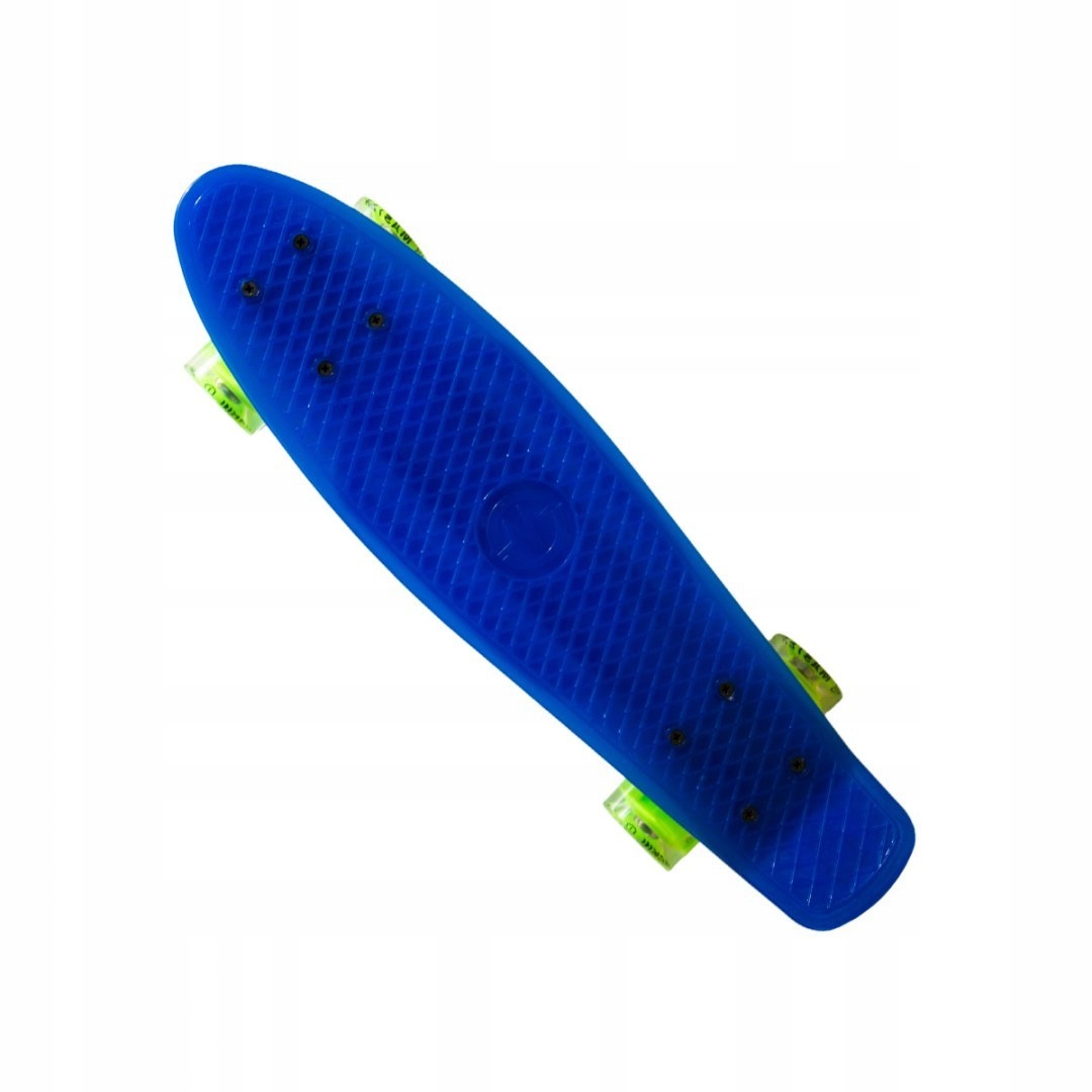 Mini Longboard Skateboard - modrá