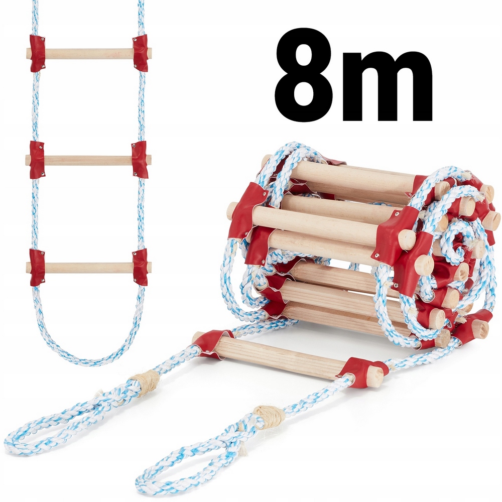 Rebrík lana pre certifikovanú strechu 8 m