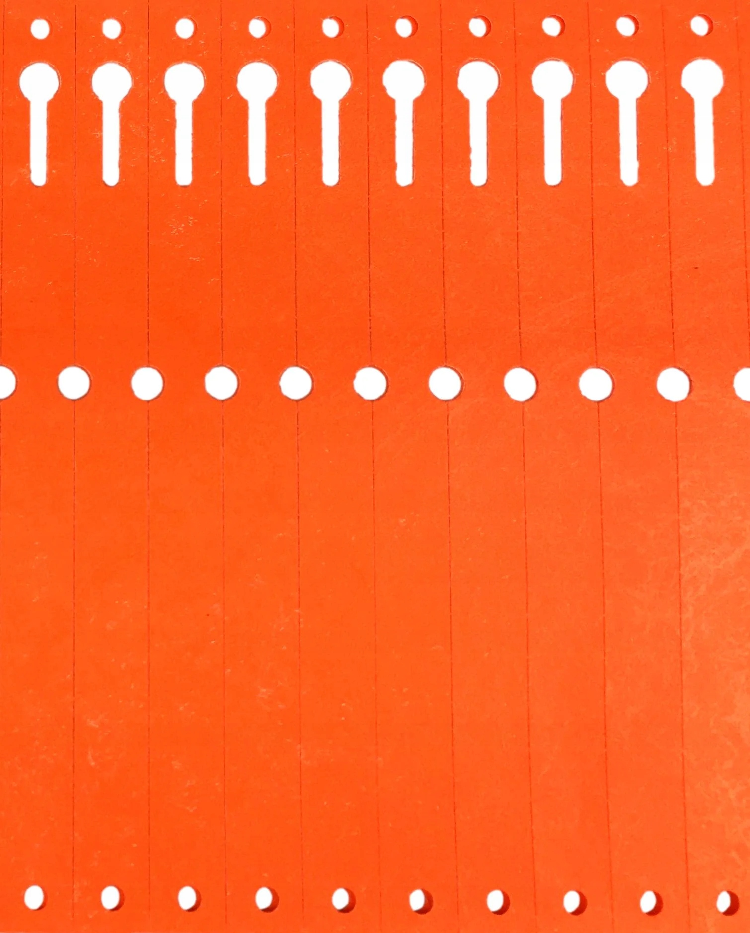 ETIKETY TYVEK 12,7x160mm 2500ks ORANŽOVÉ
