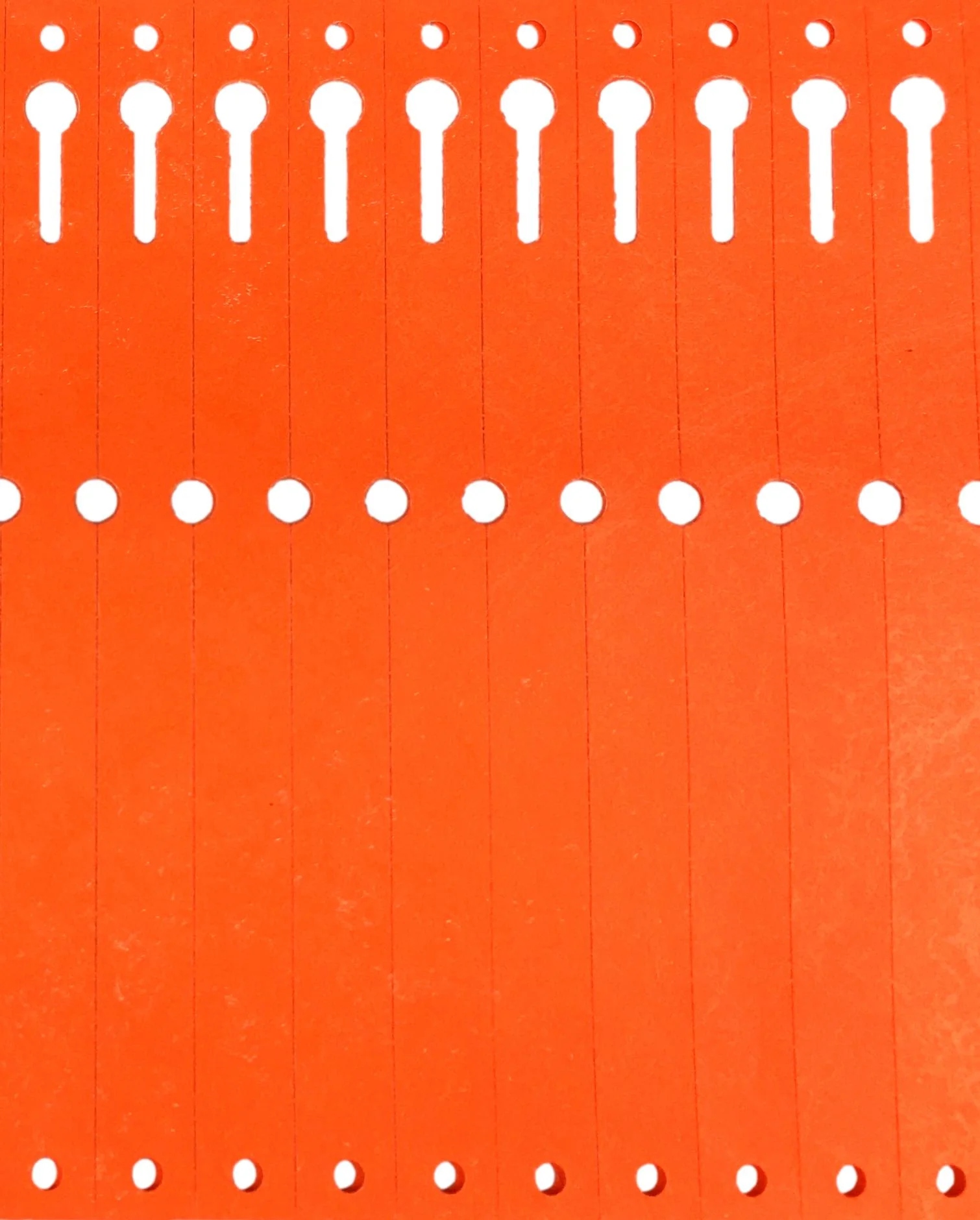 Tyvek etikety 12,7x220mm 2500ks oranžové