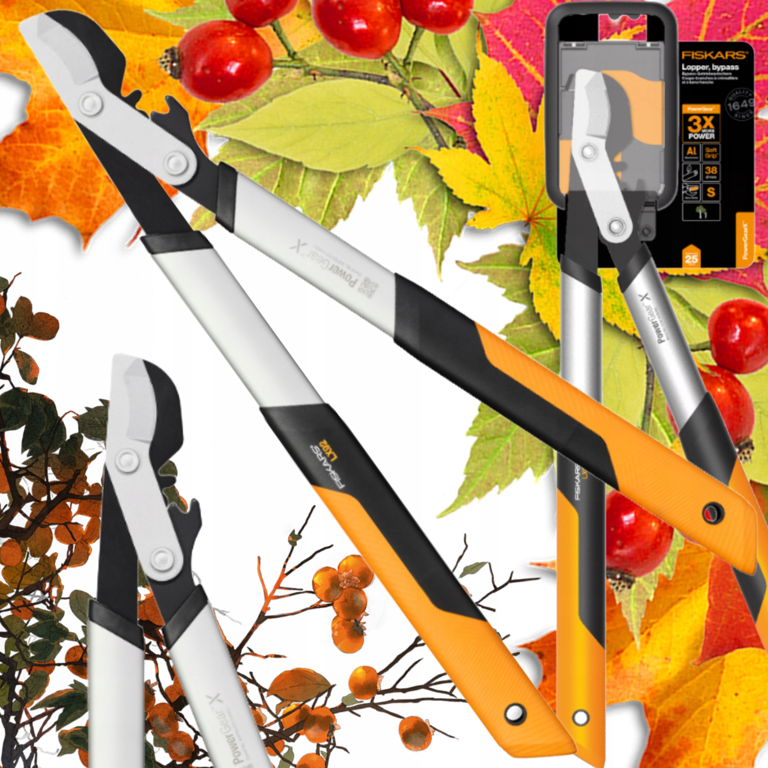 Pákové nožnice Fiskars PowerGear™ 57 cm 38 mm