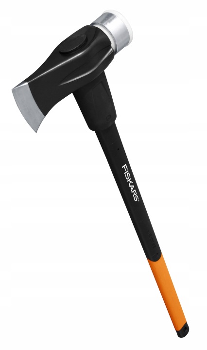 Fiskars Safe-T X46 | sekera s kladivom 3000 g, 900 mm, štiepanie kmeňov