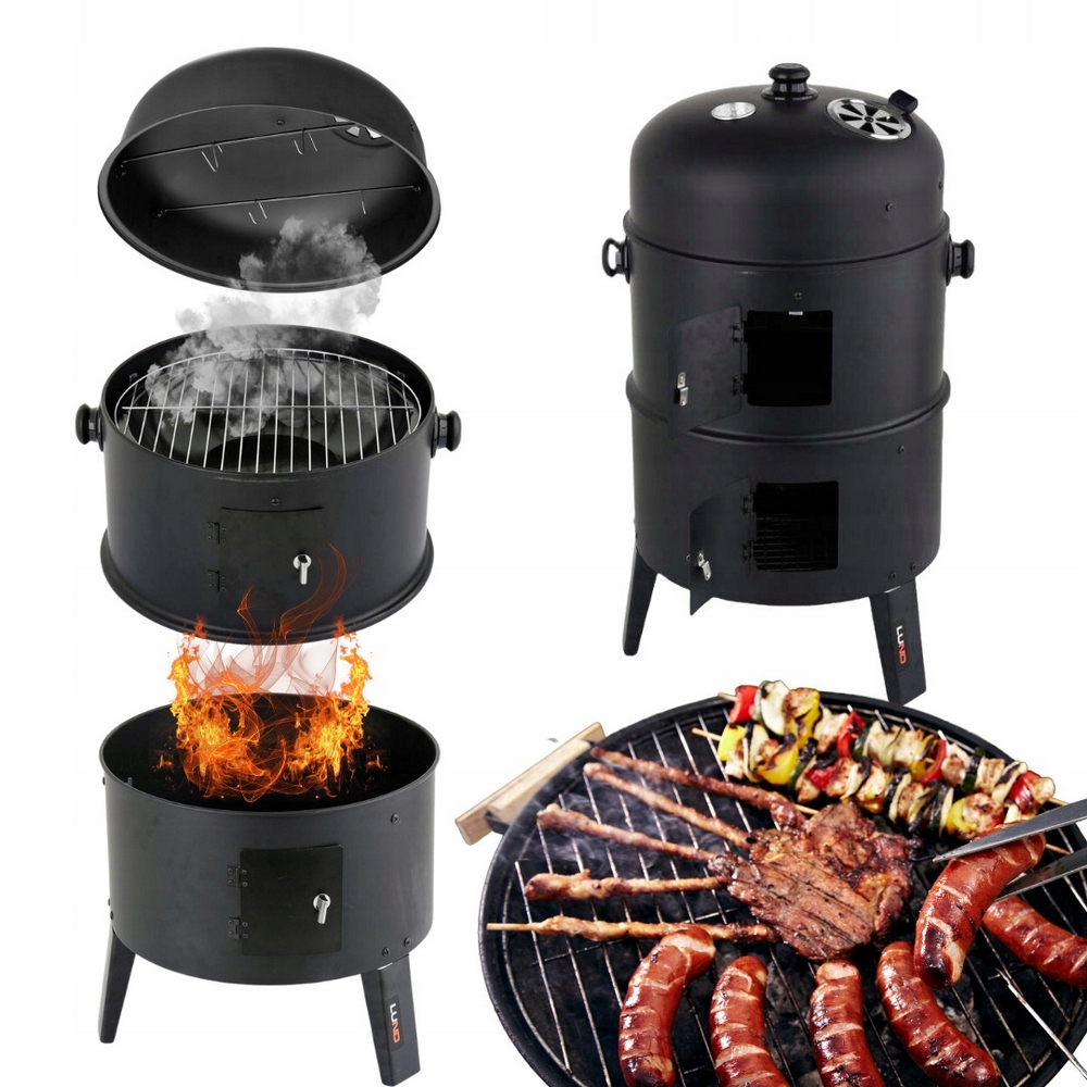 Udiareň - Záhradný gril z 3in1 BBQ House Smokehouse