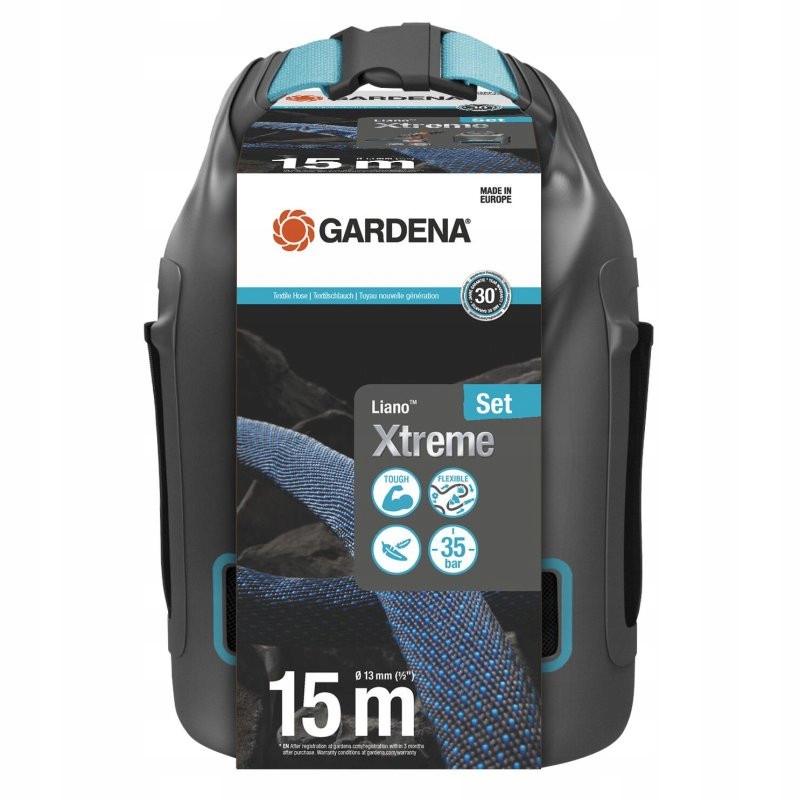 Bazénová hadica k čerpadlu - Gardena Liano Xtreme textilná hadica 15 m sada s taškou 18468