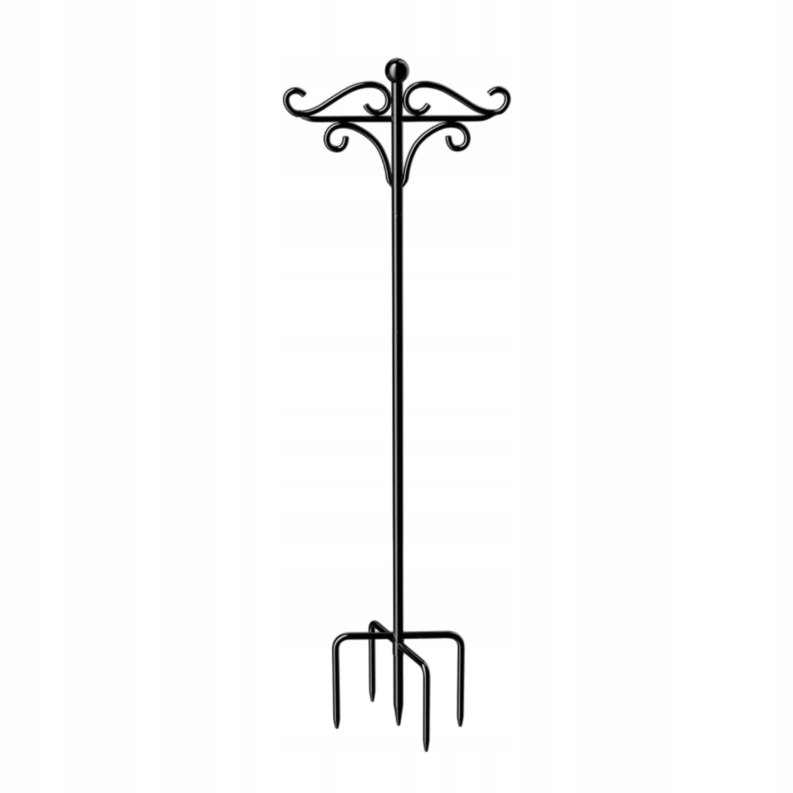 Záhradné háky Shepherd, odolné železné dekorácie s dvojitou výškou 117 cm