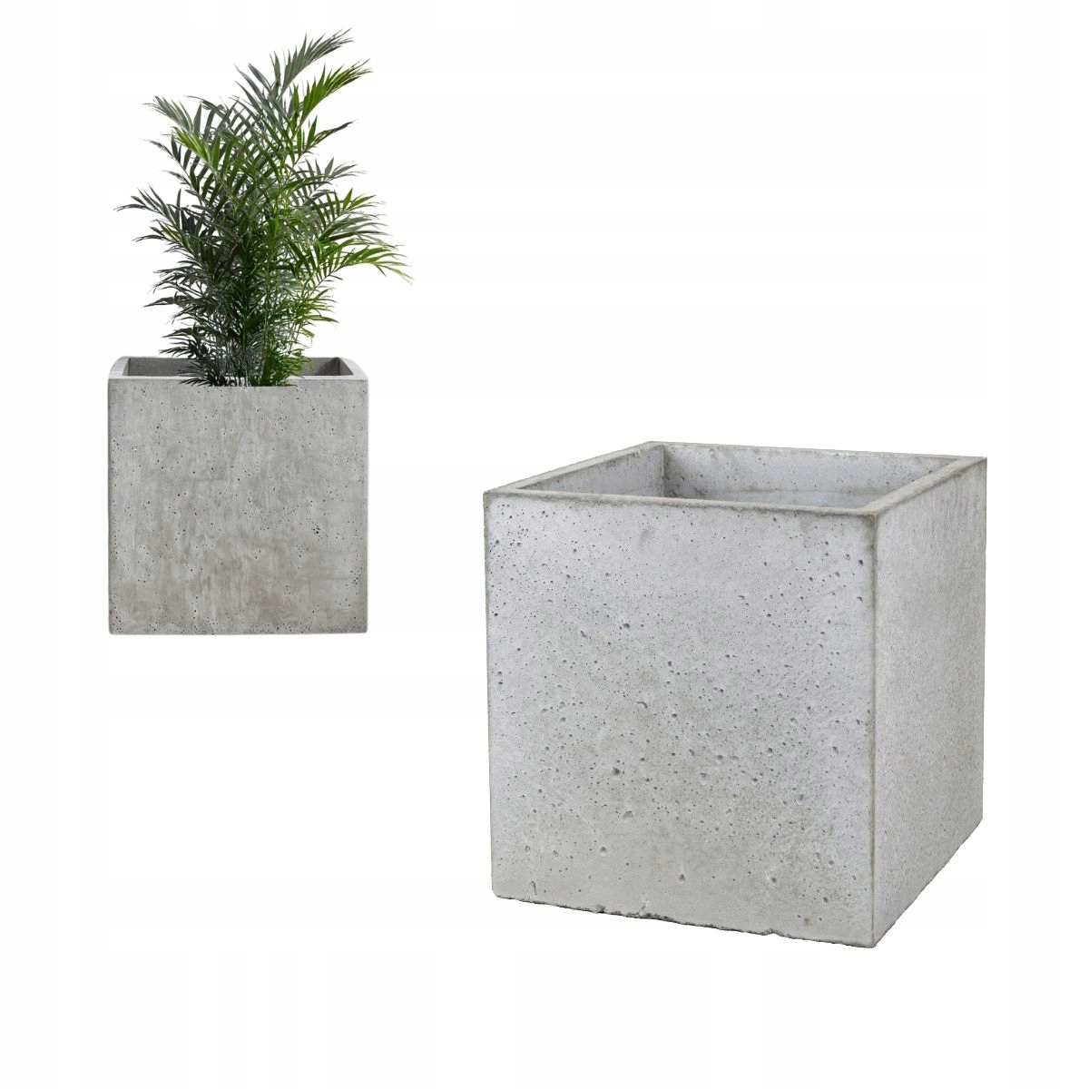 Betónový kvetináč do záhrady kancelárie Sevran Concrete 40 × 40 × 40 cm