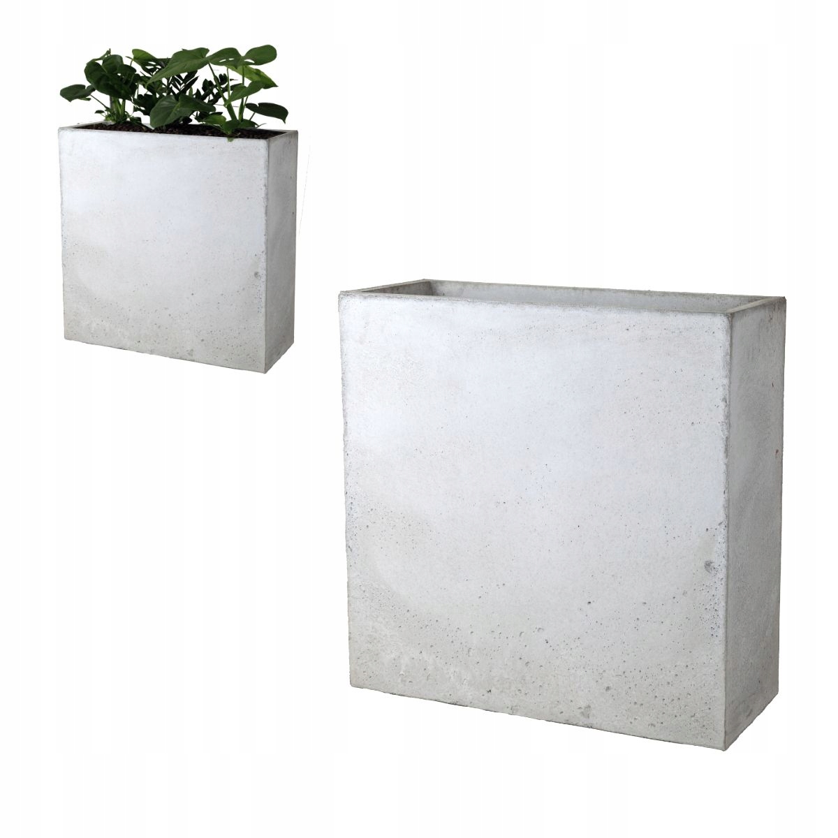Betónový kvetináč do záhrady kancelárie Sevran Concrete 70 × 30 × 70 cm