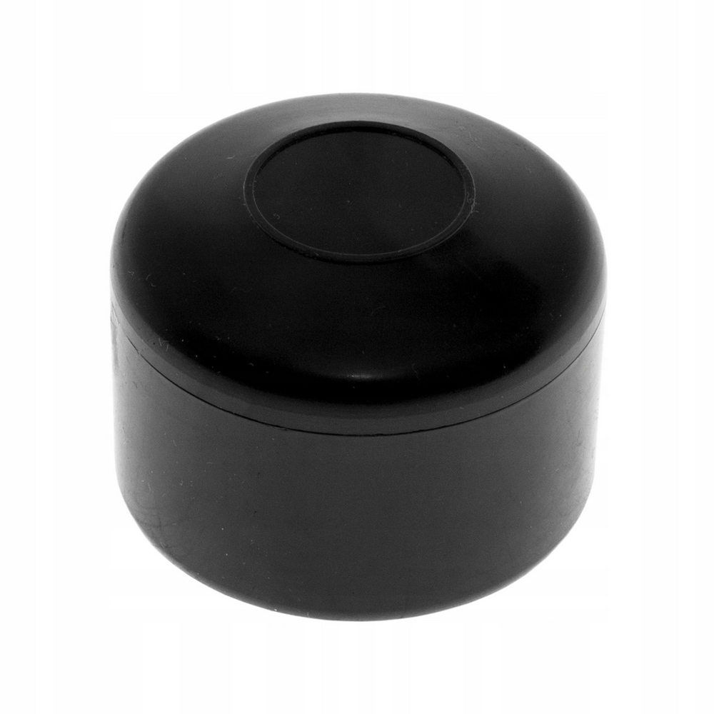 Kapucne stĺpiky plotov 42 mm čierne 50 ks.