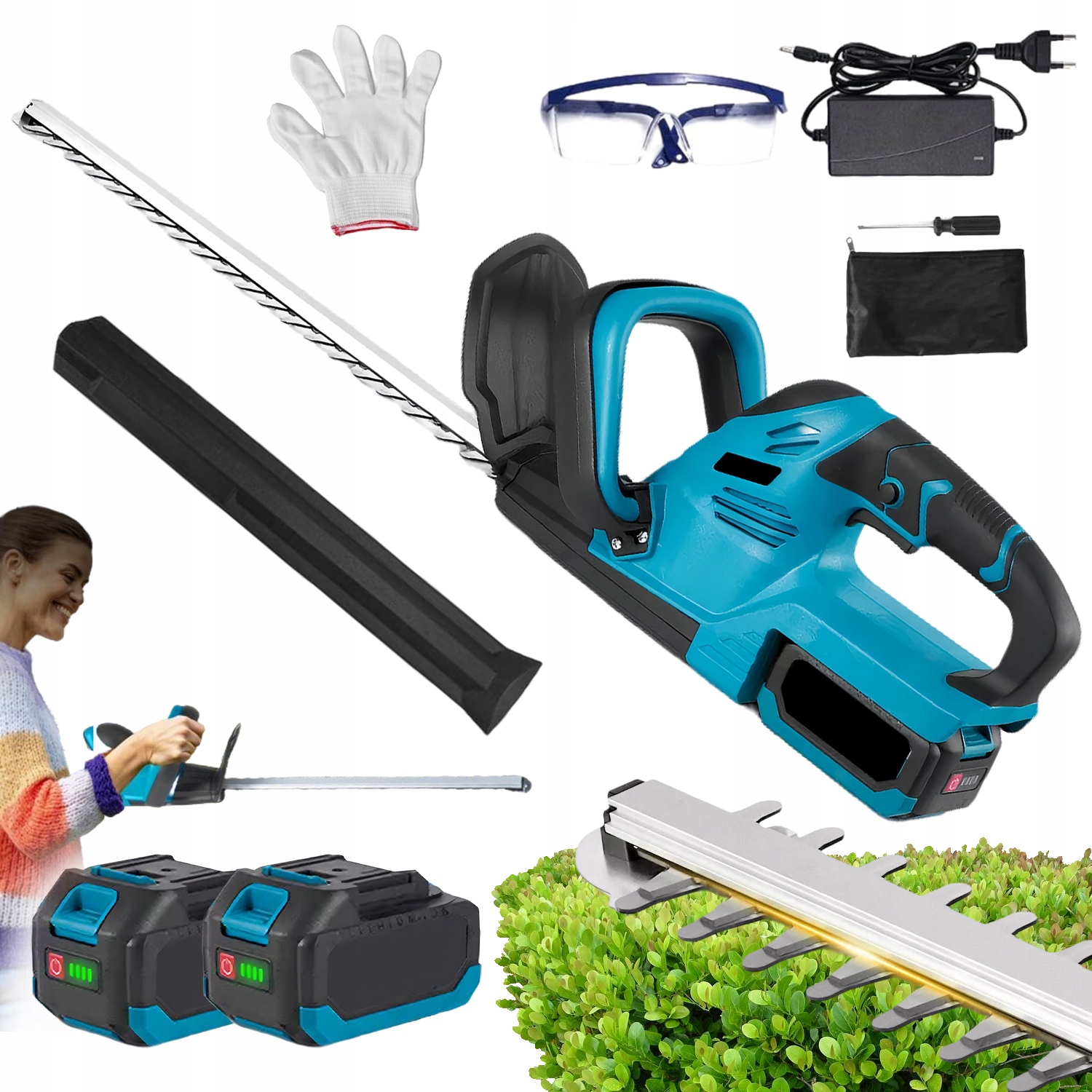 ALLNOEL akumulátorové elektrické nožnice 52 cm 21 V