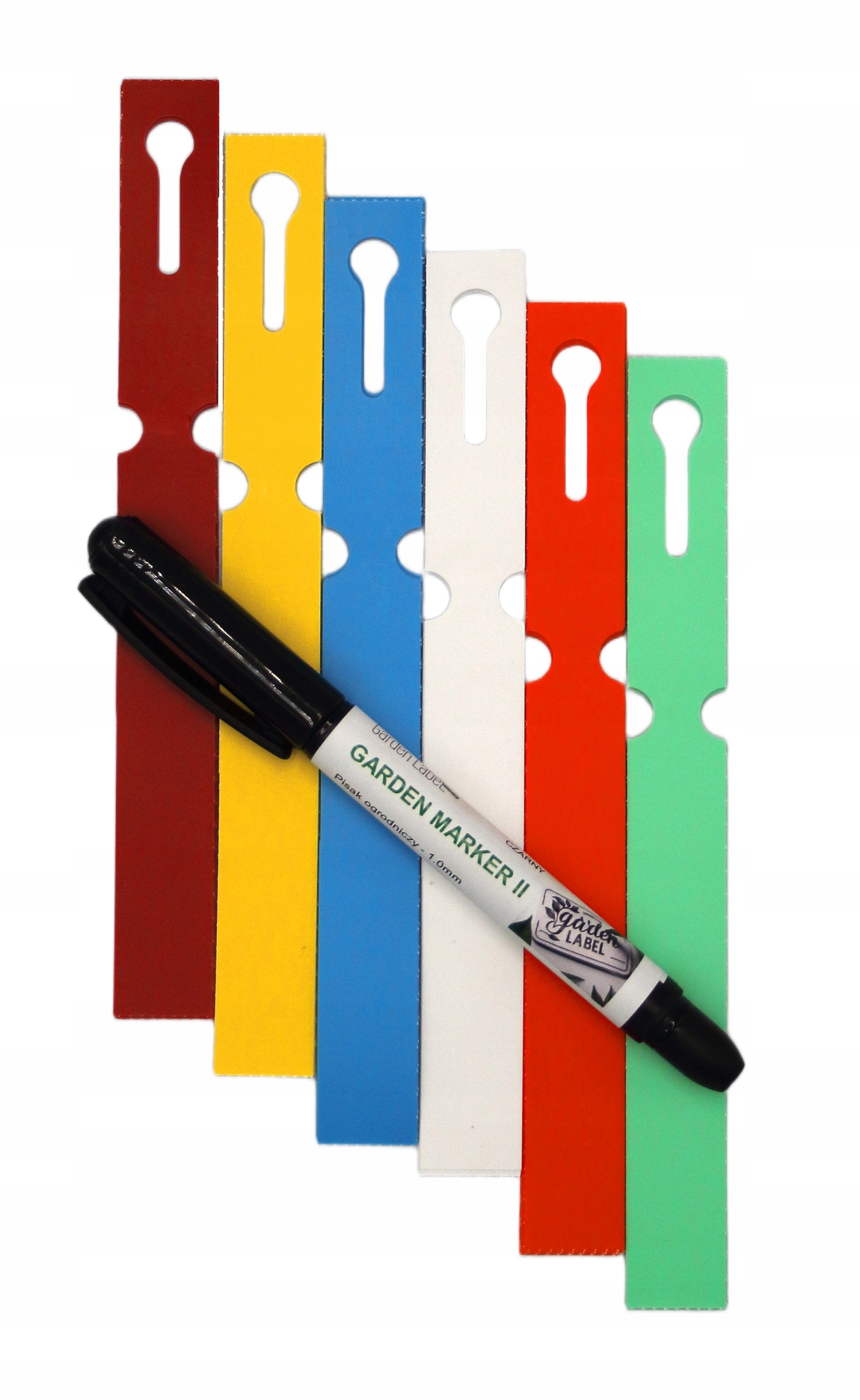 MARKER II+ 6-FARIEB slučkové štítky na popis rastlín 160x17mm (17x160) 600
