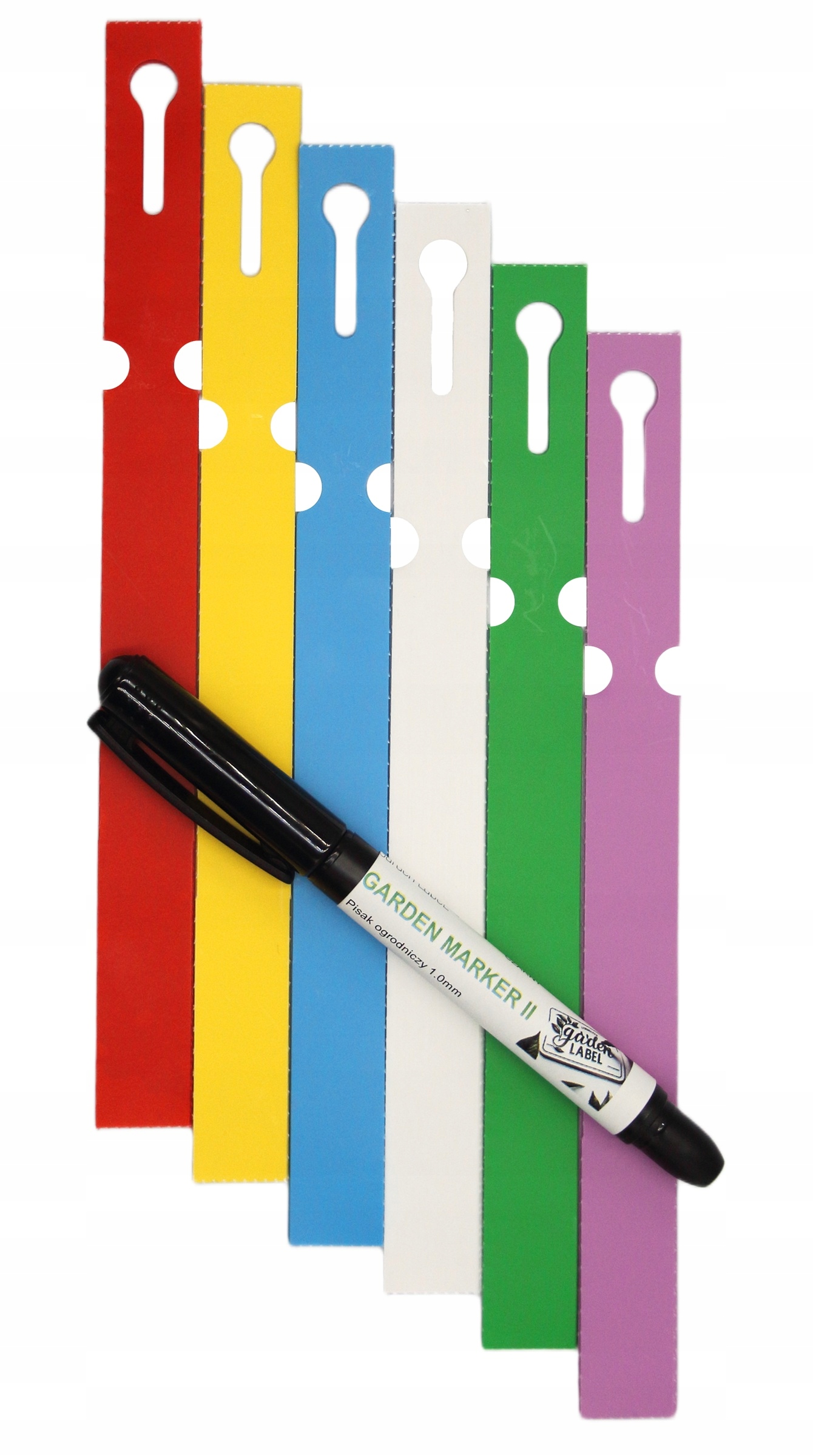 MARKER II+ 6-FARIEB slučkové štítky na popis rastlín 200x17mm (17x200) 600