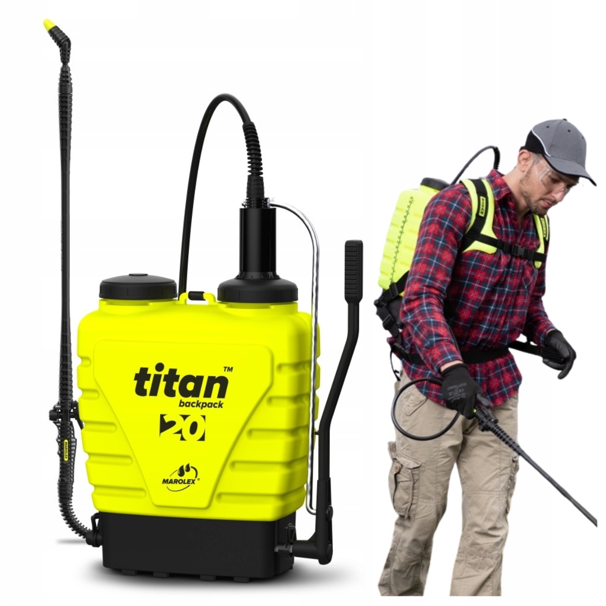 Chrbtový postrekovač TITAN 20L Marolex