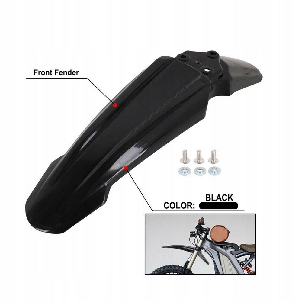 Mudguard pre motocykel pre elektrické špiny s elektrickým špinou