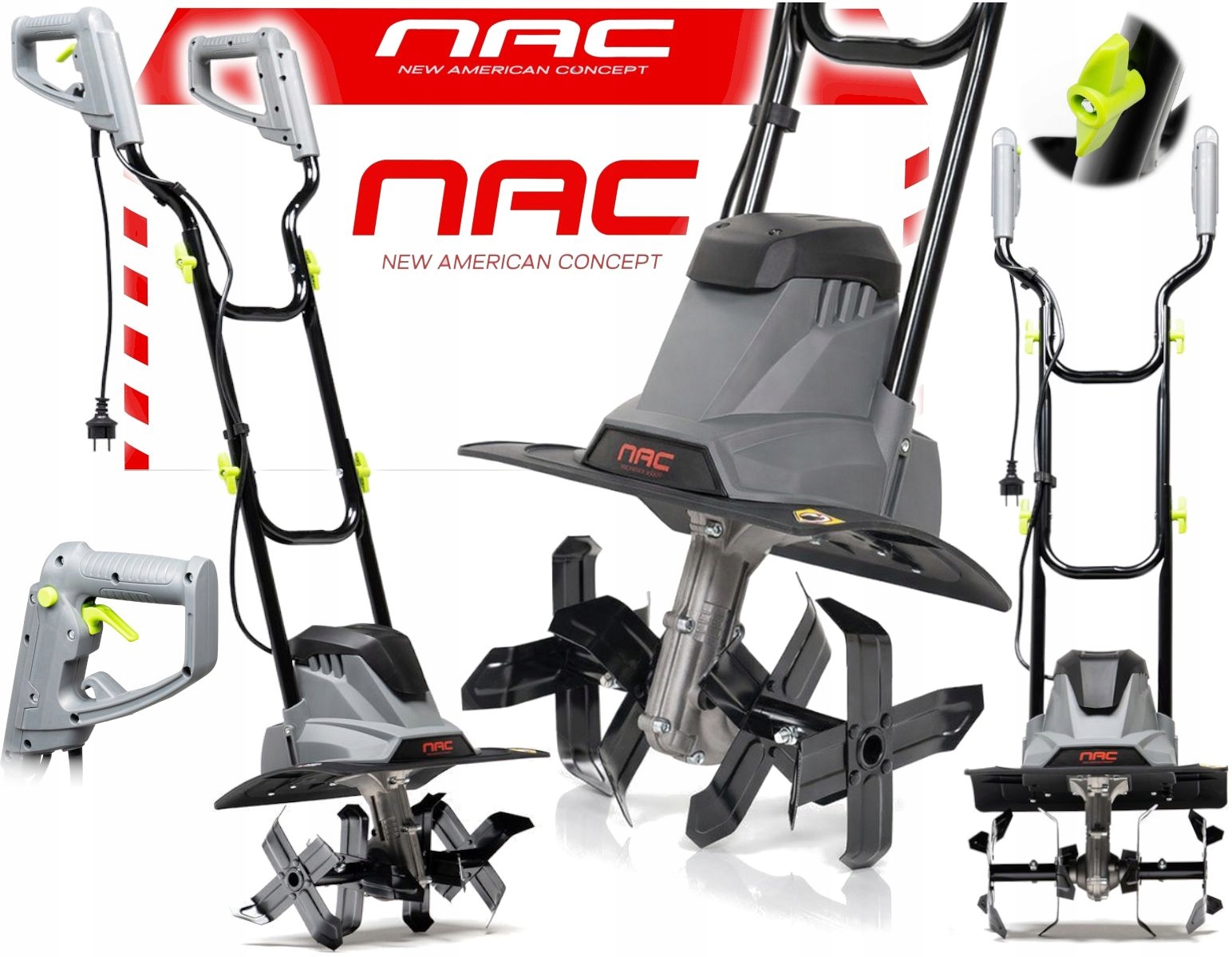 Kultivátor NAC 36 cm 1050 W 0 HP
