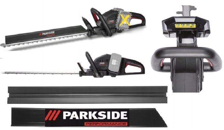 Parkside Akumulátorové elektrické nožnice 58 cm 40 V