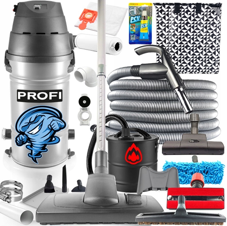 Centrálny vysávač profil 40.1 p30r + mop set