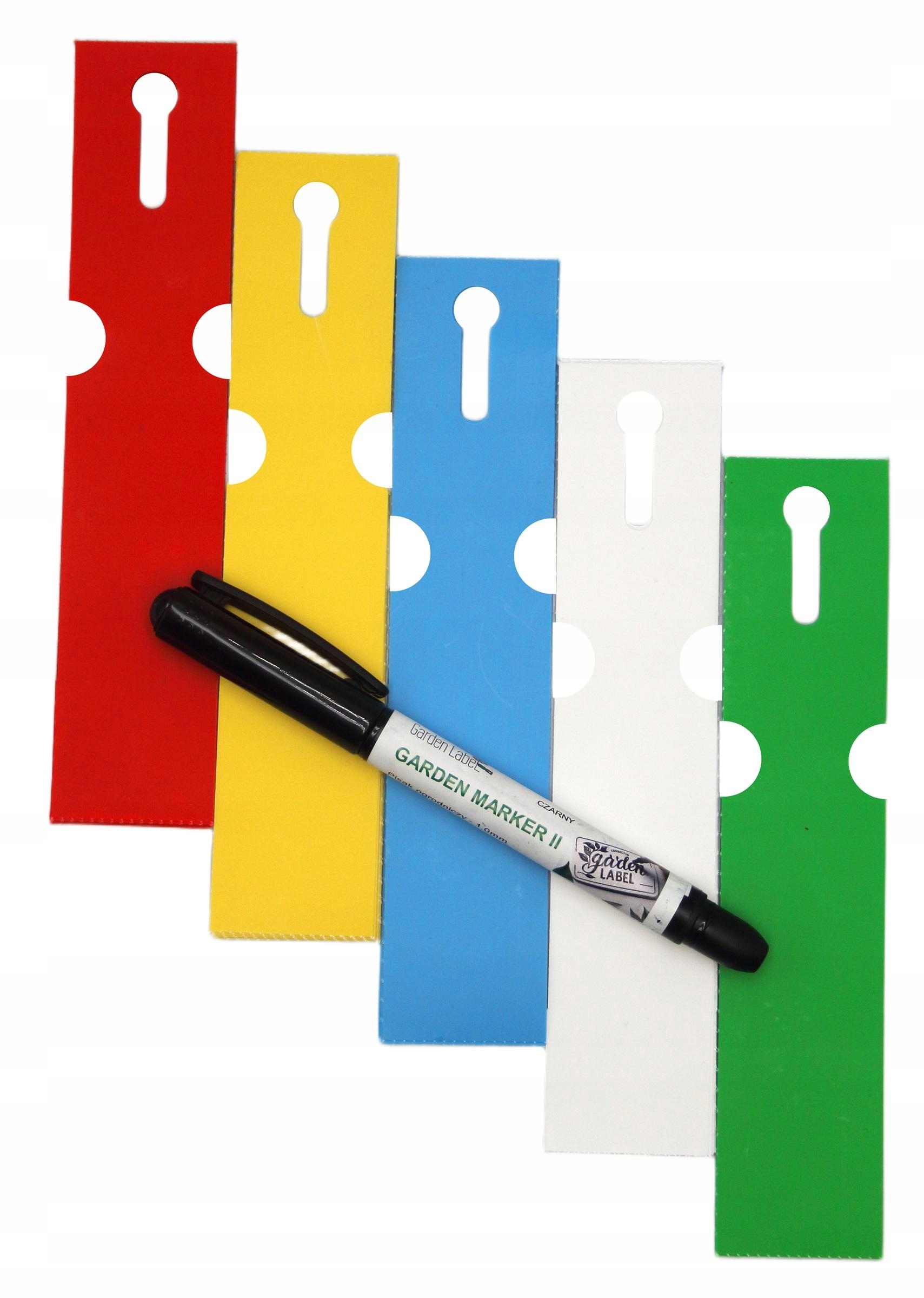 POPISOVAČ ll+ Etikety 5 FARIEB slučka na popis rastlín 163 mm x 33 mm (33x163)