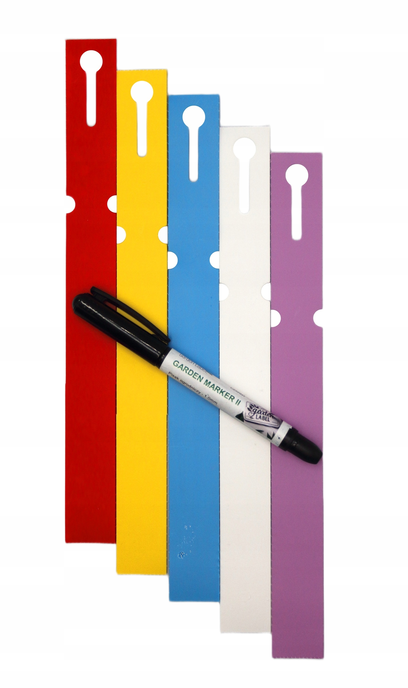 POPISOVAČ ll+ Etikety 5 FARIEB slučka na popis rastlín 250x25mm (25x250) 500