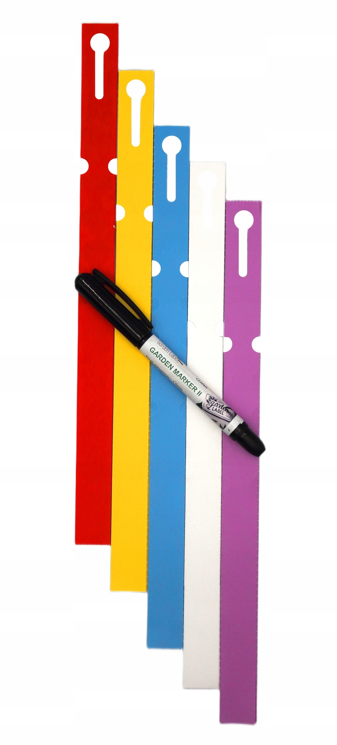 POPISOVAČ ll+ Etikety 5 FARIEB slučka na popis rastlín 327x20mm (20x327) 500