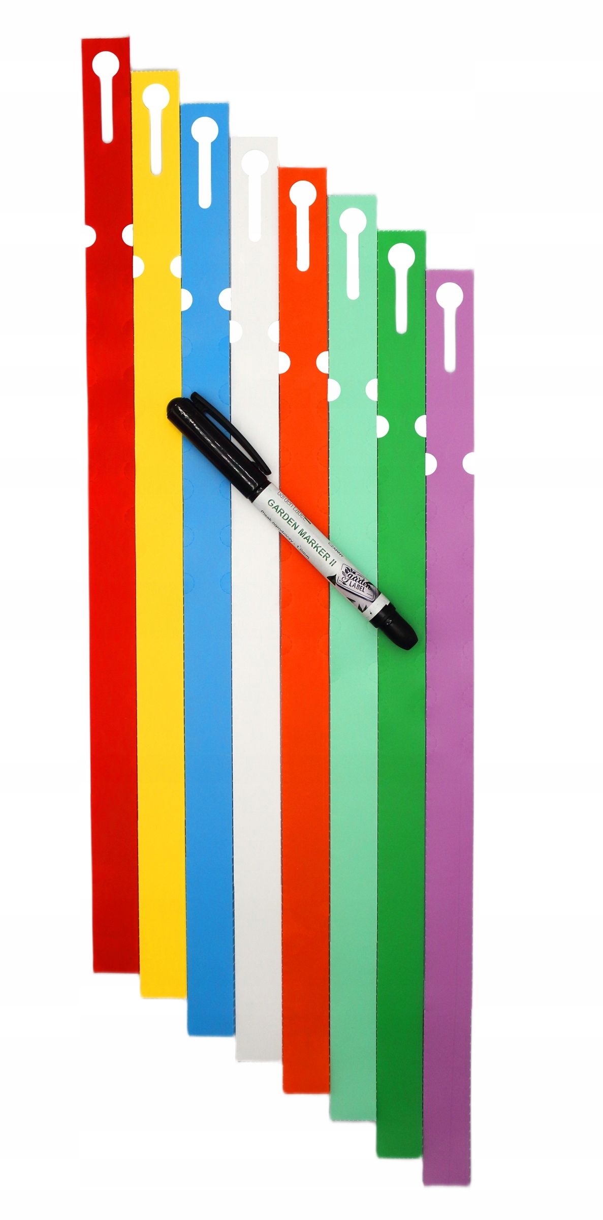 POPISOVAČ ll+ Etikety 8 FARIEB slučka na popis rastlín 400x20mm (20x400) 800