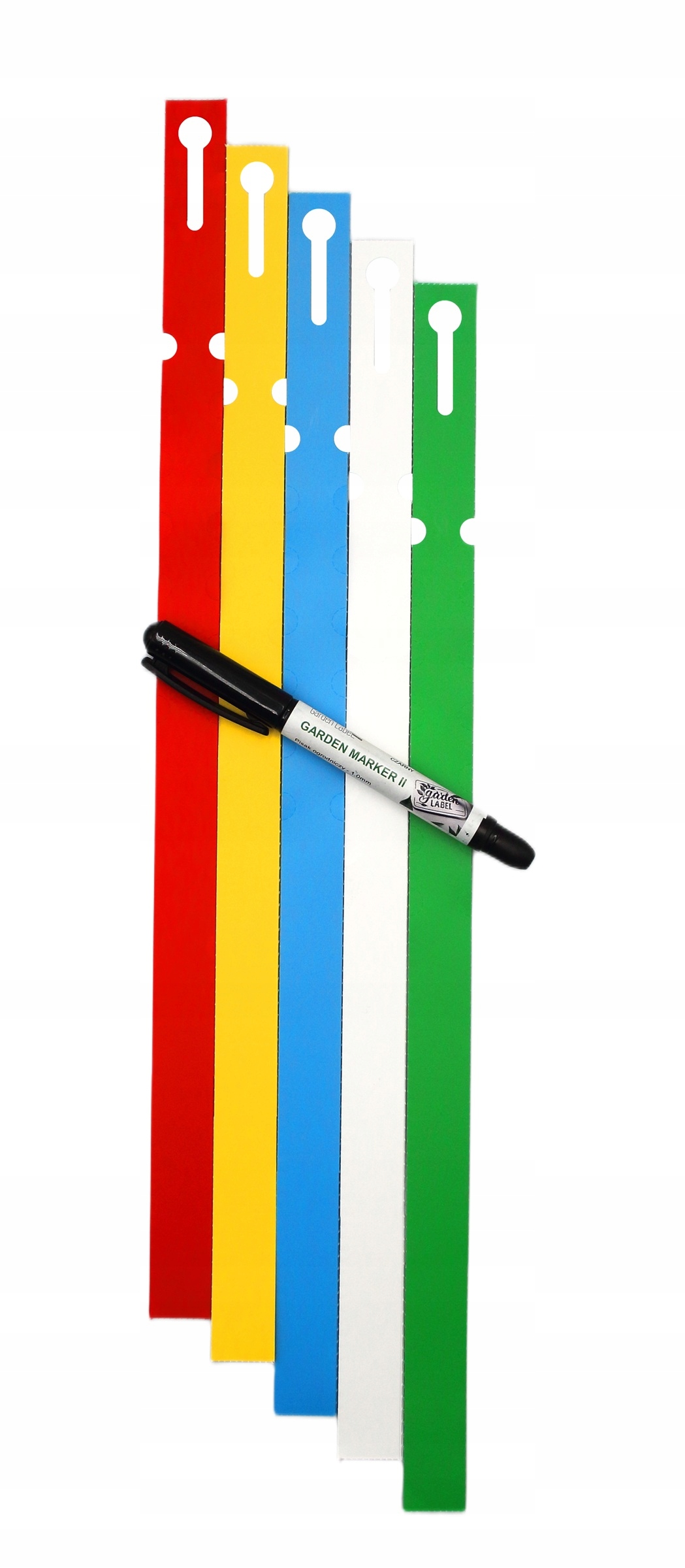 POPISOVAČ ll+ Etikety 5 FARIEB slučka na popis rastlín 400x20mm (20x400) 500