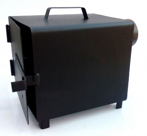 Záhradná udiareň - Kovové krbu pre sporák Smokehouse 25x25x30 XL