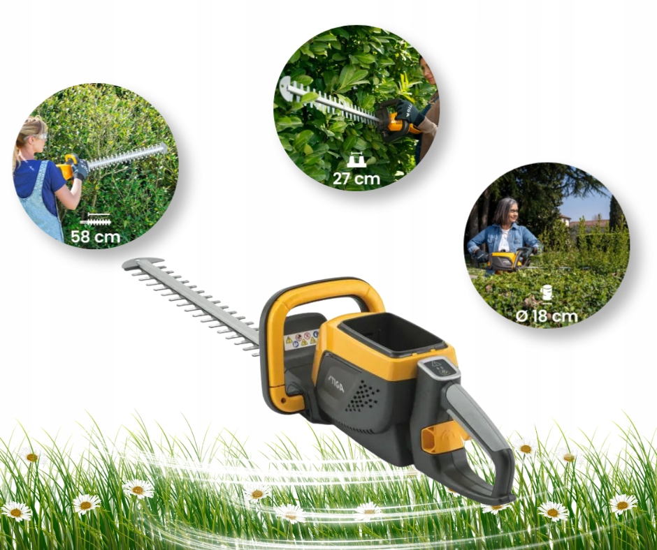 Akumulátorové elektrické nožnice Stiga 51 cm 48 V