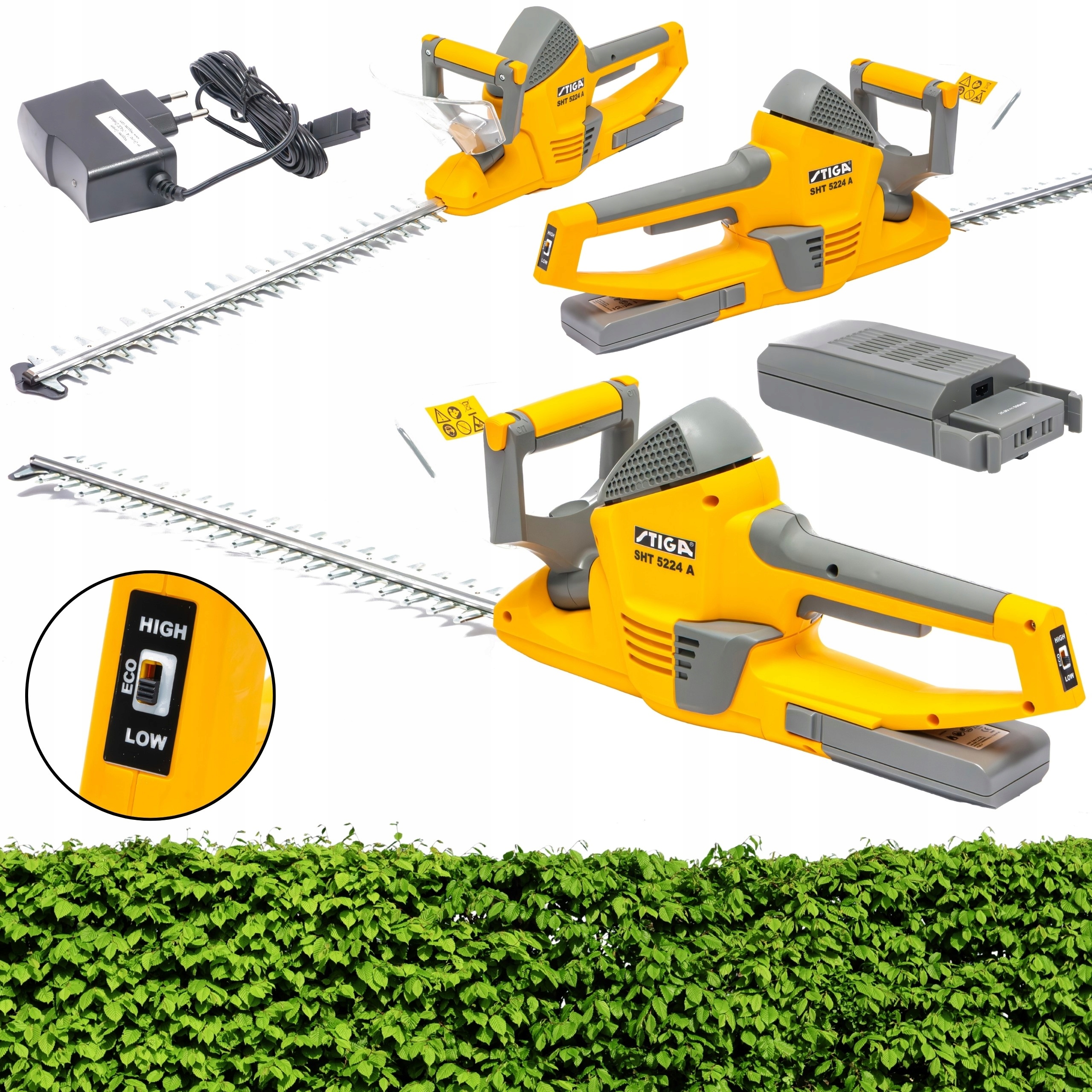 Akumulátorové elektrické nožnice Stiga 52 cm 24 V