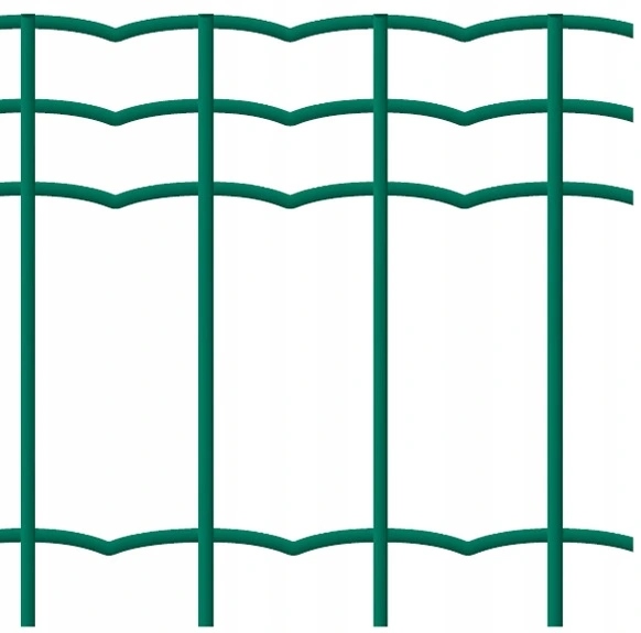 Galvanizovaná zváraná sieť + PVC zelená 25 MB H/1,5 m