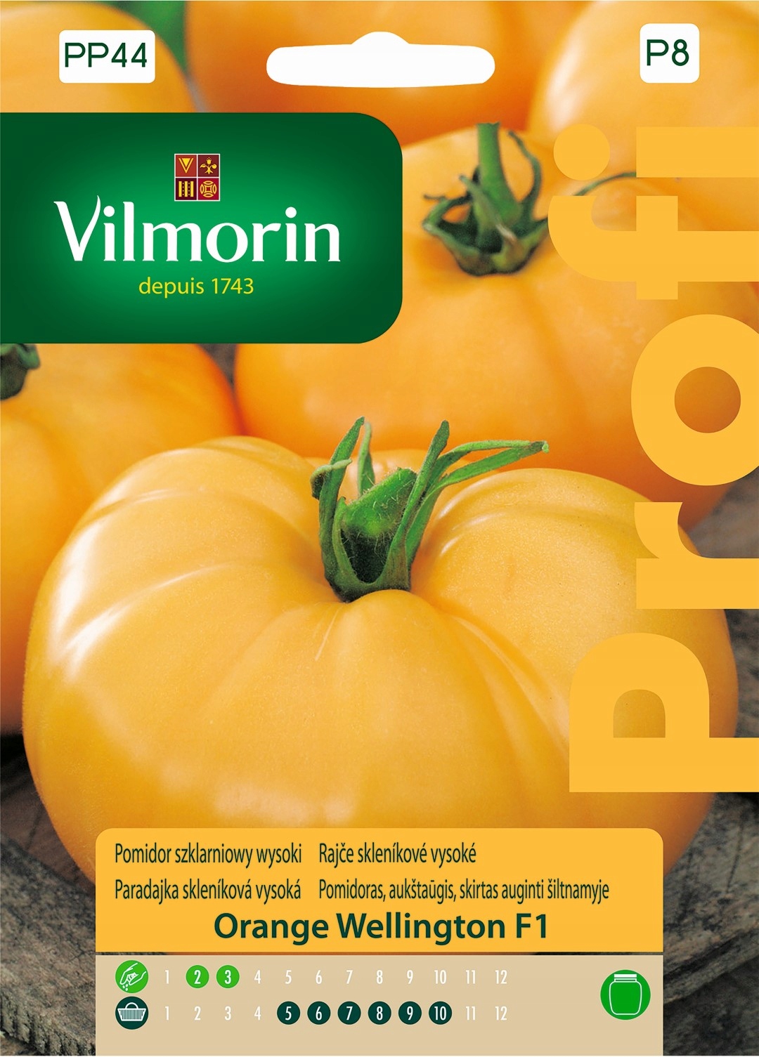 Semená paradajok Orange Wellington F1 Vilmorin 0,1 g