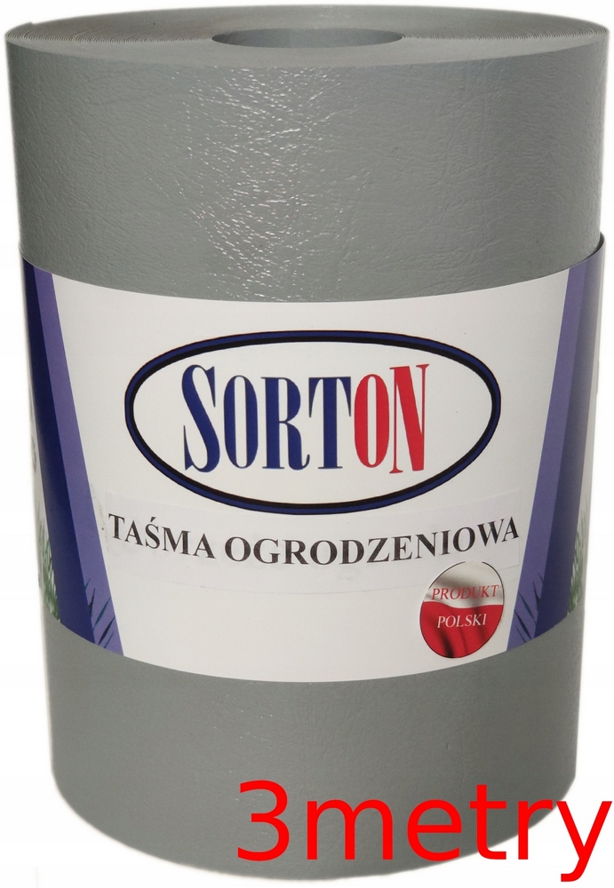 Oplotená páska na kryte šedého panela 15 cm x 3 m
