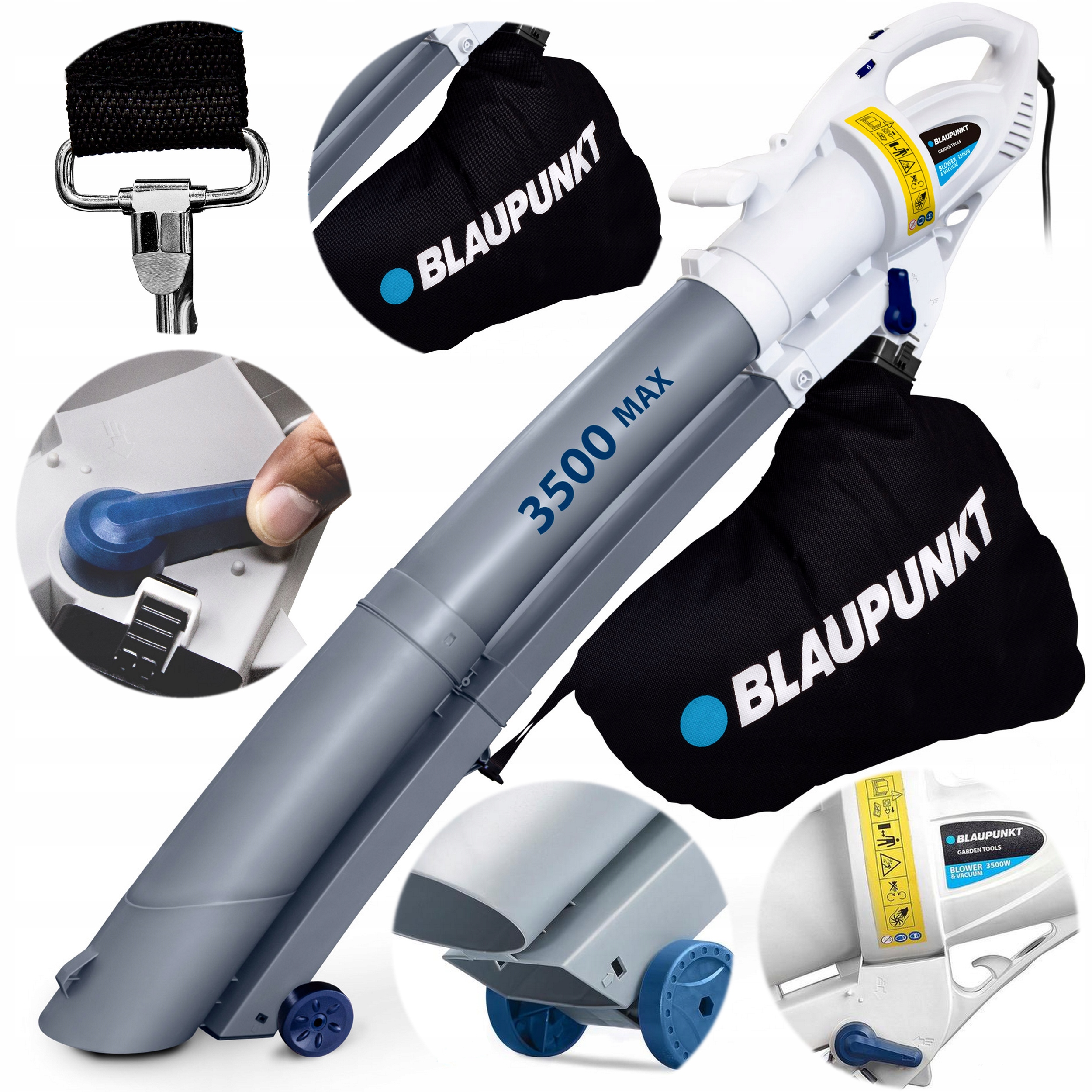 Elektrický fúkač Blaupunkt 3 kg
