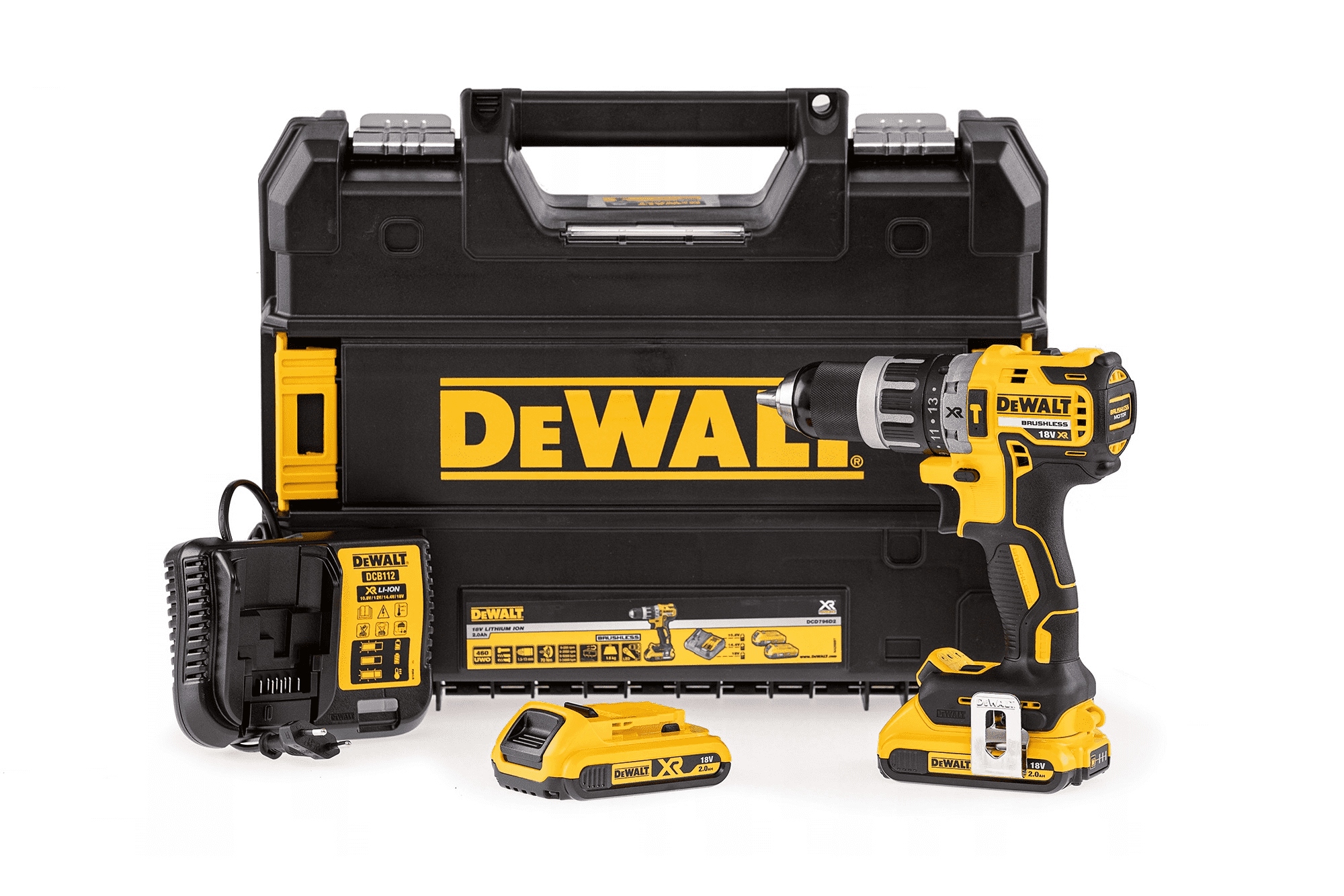 Akumulátorový skrutkovač DeWalt 18V DCD796D2-QW