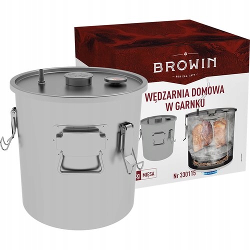 Udiareň - Smokehouse v 5 kg hrnca pre plynový sporák Browin