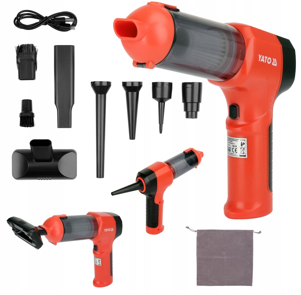 Yato YT-85686 Autovysávač Bezdrôtový ručný mini fúkač 100W