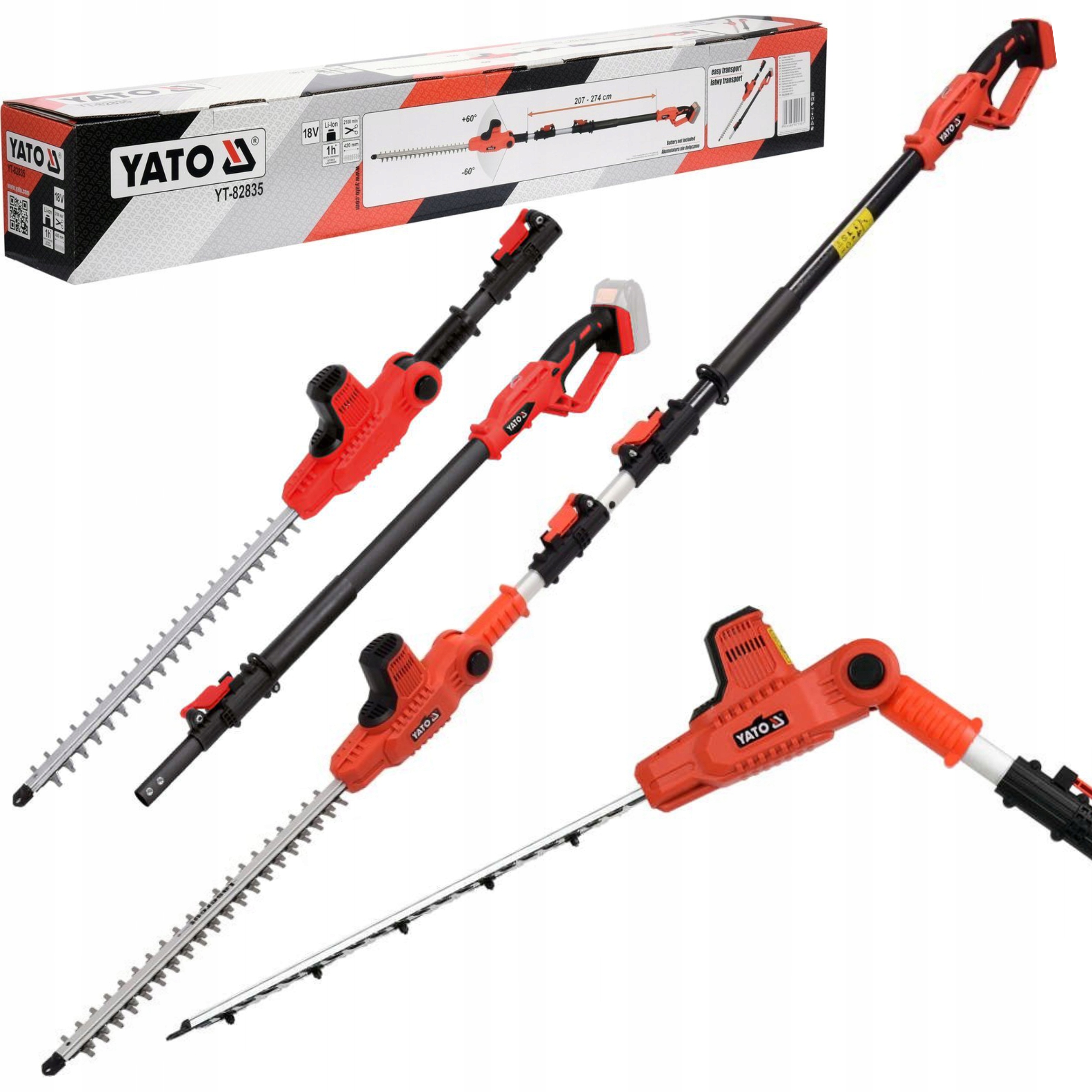 Akumulátorové elektrické nožnice Yato 42 cm 18 V