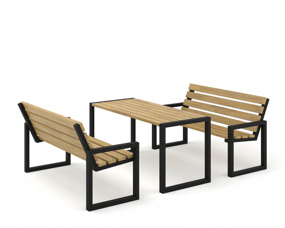 Skladacie záhradné pivo set 2 lavičky Tabuľka 170 cm